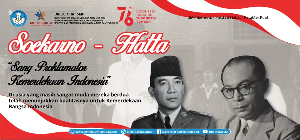 Tokoh proklamator kemerdekaan indonesia yang mendapat julukan dwitunggal adalah
